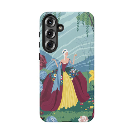 🌹🌿 The Willow Garden Promenade Phone Case – Art Deco Floral Elegance