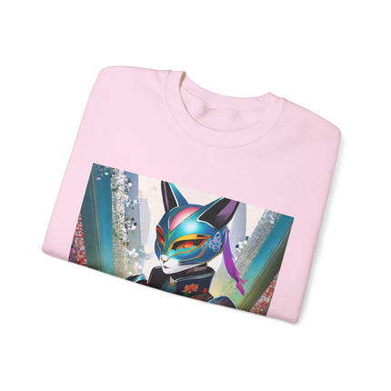 Cyberpunk Chic Unisex Heavy Blend™ Crewneck Sweatshirt