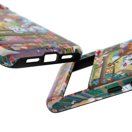 Melodies of the Snow Lion Cub Phone Cases