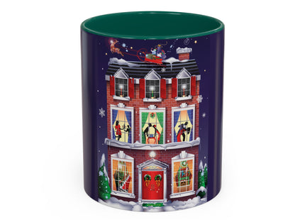 A Christmas Eve Celebration Colorful Mugs (11oz, 15oz)