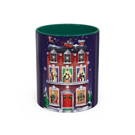 A Christmas Eve Celebration Colorful Mugs (11oz, 15oz)