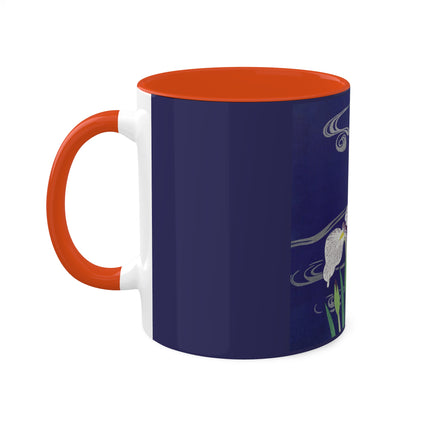 Irises by Kogyo Tsukioka Colorful Mugs, 11oz