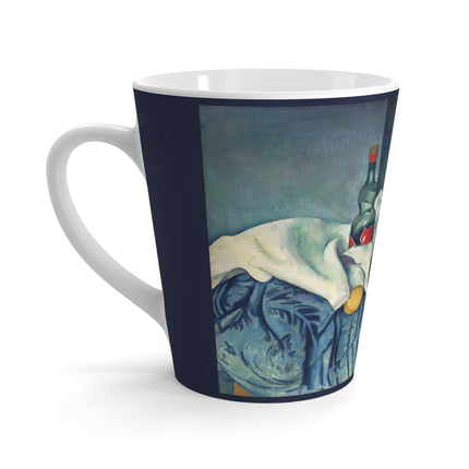 The Peppermint Bottle by Paul Cézanne Latte Mug
