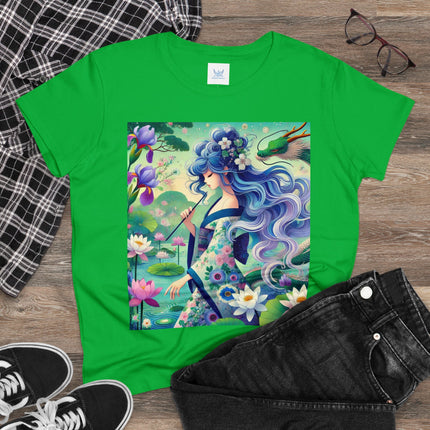 Fairy of the Koi Pond Cotton Tee