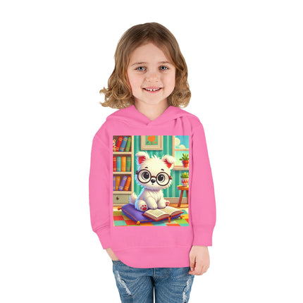 Little Scholar Pup Toddler Pullover Fleece Hoodie
