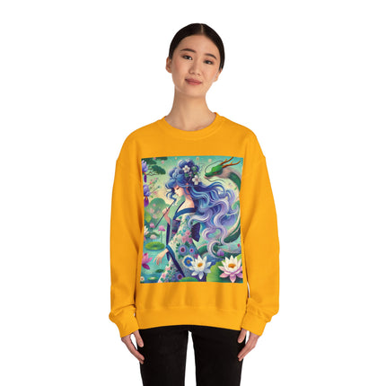 Fairy of the Koi Pond Heavy Blend™ Crewneck Sweatshirt