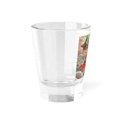 Celestial Crab Navigator Shot Glass – Mythic Journey & Celestial Wonder