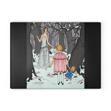 Fairy Tale Elegance Glass Cutting Board