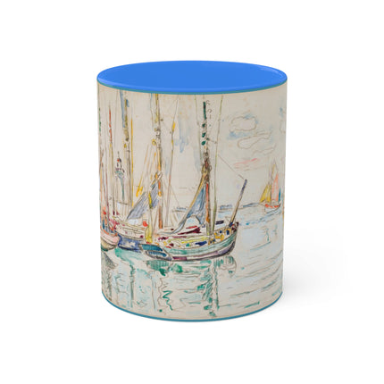 Groix by Paul Signac Colorful Mugs, 11oz