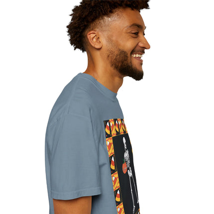Candy Corn Skeleton Unisex Garment-Dyed T-shirt