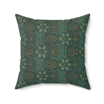 Ispahan Pattern by William Morris Spun Polyester Square Pillow
