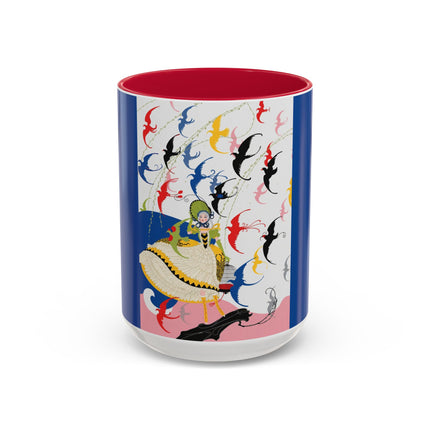 Flight of the Songbirds Colorful Mugs – Theatrical Whimsy & Colorful Harmony