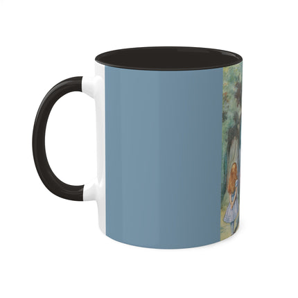 “I growl when I’m pleased, and wag my tail when I’m angry” by Sir John Tenniel Colorful Mugs, 11oz