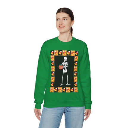 Candy Corn Skeleton Unisex Heavy Blend™ Crewneck Sweatshirt