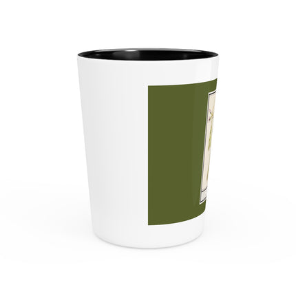 Artichoke, Broad Beans, and Lantern Plant by Anselmus Boëtius de Boodt Ceramic Shot Glass