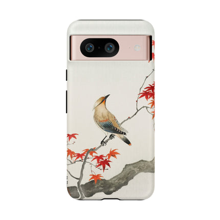 Japanese Bird on Maple by Ohara Koson Phone Cases