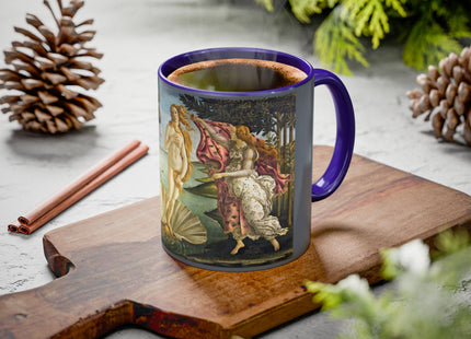 Birth of Venus by Sandro Botticelli Colorful Mugs (11oz, 15oz)