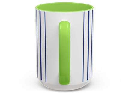 Snowman in Falling Snow Colorful Mugs (11oz, 15oz)