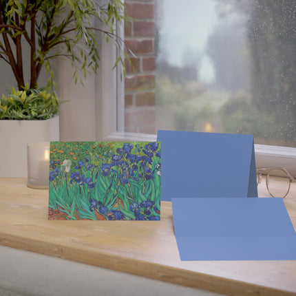 Irises by Vincent Van Gogh Greeting Cards (1, 10, 30, and 50pcs)