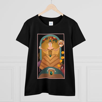 June & Pearl, Alexandrite (from the Gem Series) by Sofia Chiostri Women's Midweight Cotton Tee