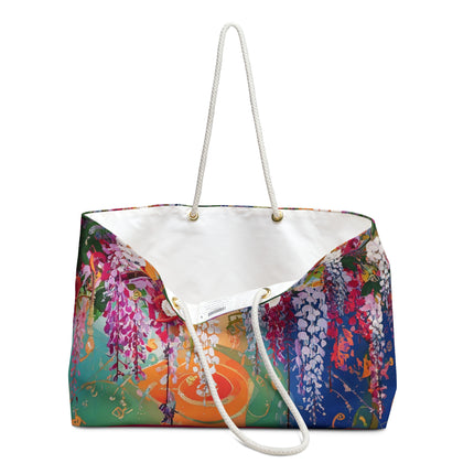 Golden Wisteria Elegance Weekender Bag