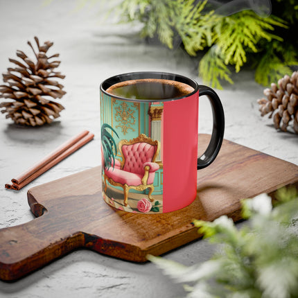 The Salon Rooster Colorful Mugs (11oz, 15oz)