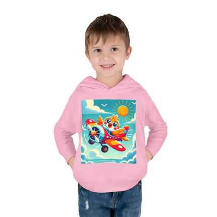 Joyful Bird Aviator Toddler Pullover Fleece Hoodie