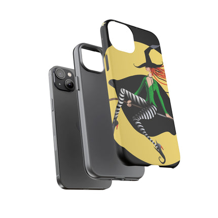 A Witch’s Moonlit Flight Phone Cases