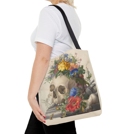 Vanitas Still Life by Herman Henstenburgh Tote Bag (AOP)