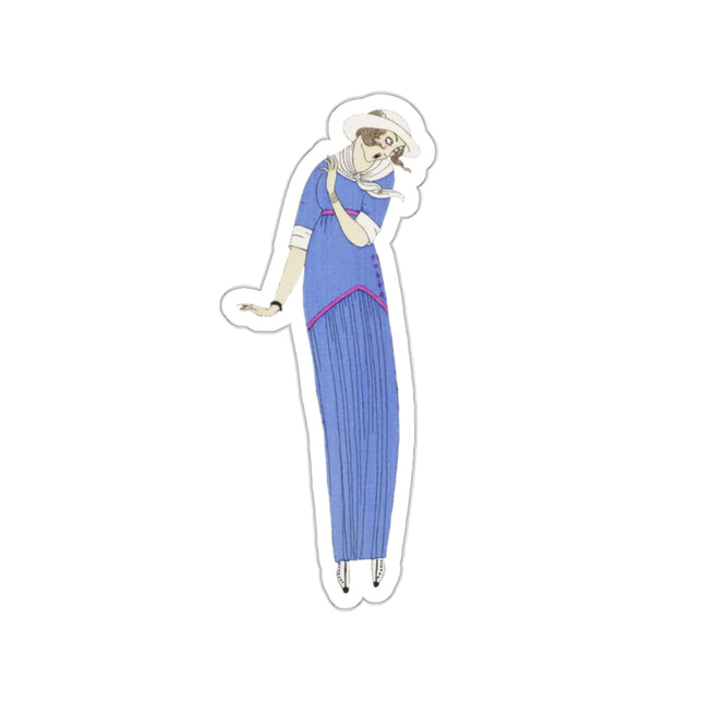 Petite robe de jardin (Garden Dress) by Charles Martin Kiss-Cut Stickers (4 Sizes)