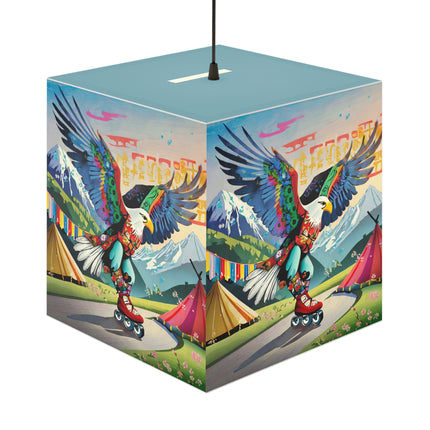 Eagle Skater Light Cube Lamp