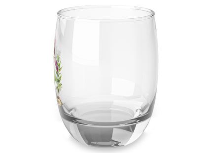 Tulip, Branches of Myrtle, and Shells by Maria Sibylla Merian Whiskey Glass
