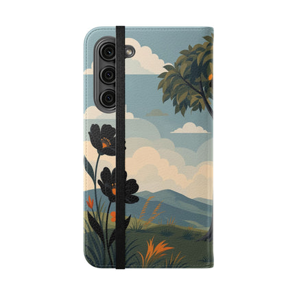 🌳🌺 The Ladies Of The Garden Swing Flip Case – Art Deco Floral Adventure