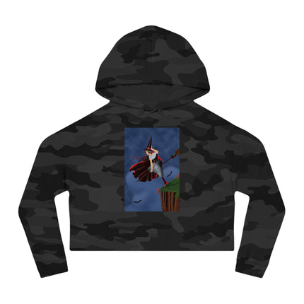 The Enchanted Witch Women’s Cropped Hooded Sweatshirt