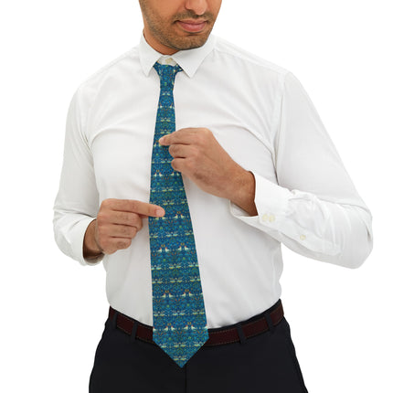 Birds by William Morris Necktie