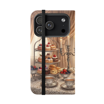 🍓🐱 The Patisserie Kitten Flip Case – Sweet Charm & Storybook Delight