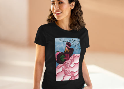 Winter Rose Empress Women's Midweight Cotton Tee