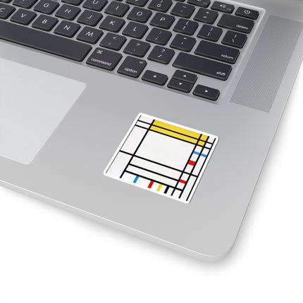 Place de la Concorde by Piet Mondrian Kiss-Cut Stickers (4 Sizes)