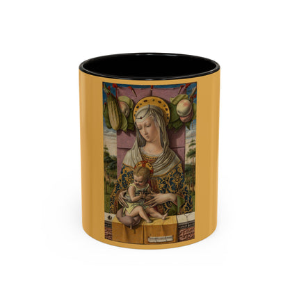 Madonna and Child by Carlo Crivelli Colorful Mugs (11oz, 15oz)