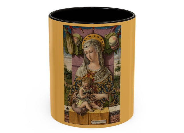 Madonna and Child by Carlo Crivelli Colorful Mugs (11oz, 15oz)