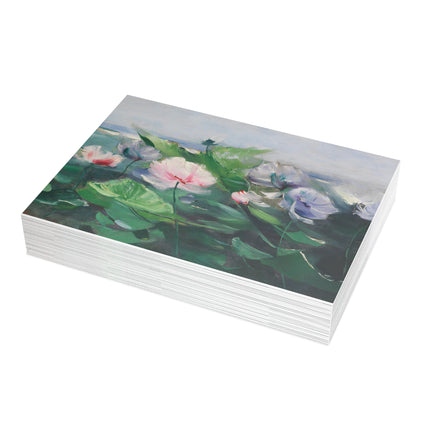 Water Lilies by Karl Hagemeister Postcards (envelopes included) - Bundles of 10, 30, 50 Pieces