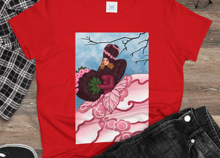 Winter Rose Empress Women's Midweight Cotton Tee