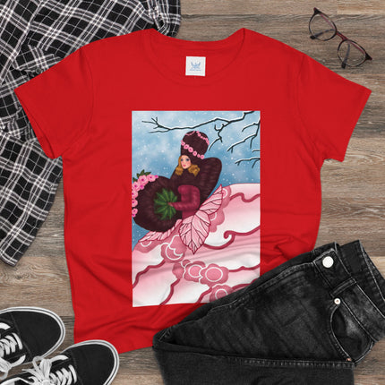 Winter Rose Empress Women's Midweight Cotton Tee