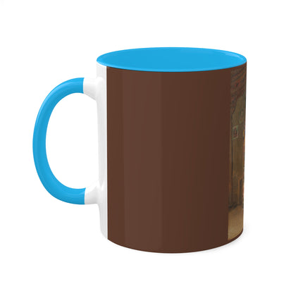 A Buddhist Lama at a Feast at Pemionchi Monastery by Vasily Vereshchagin Colorful Mugs, 11oz