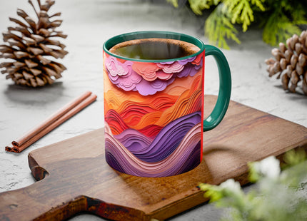 Dramatic Sunset Sky Colorful Mugs (11oz, 15oz)