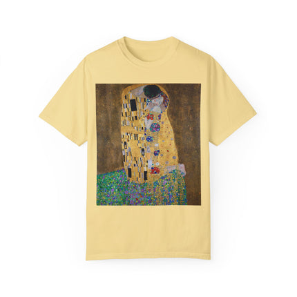 The Kiss by Gustav Klimt Unisex Garment-Dyed T-shirt
