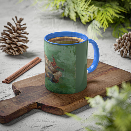 Crab on its Back by Vincent Van Gogh Colorful Mugs, 11oz