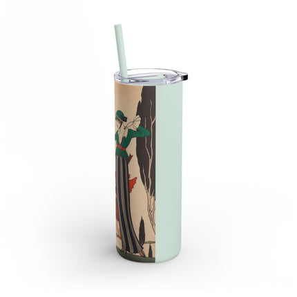 L'Arc Rouge by George Barbier Skinny Matte Tumbler, 20oz