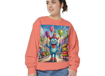 Monster Parade Madness Unisex Garment-Dyed Sweatshirt