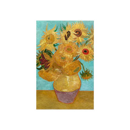 Vase with Twelve Sunflowers by Vincent Van Gogh Fine Art Posters